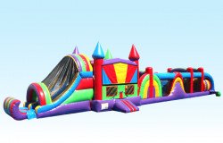 67 FT Obstacle course / Bounce House / Slide