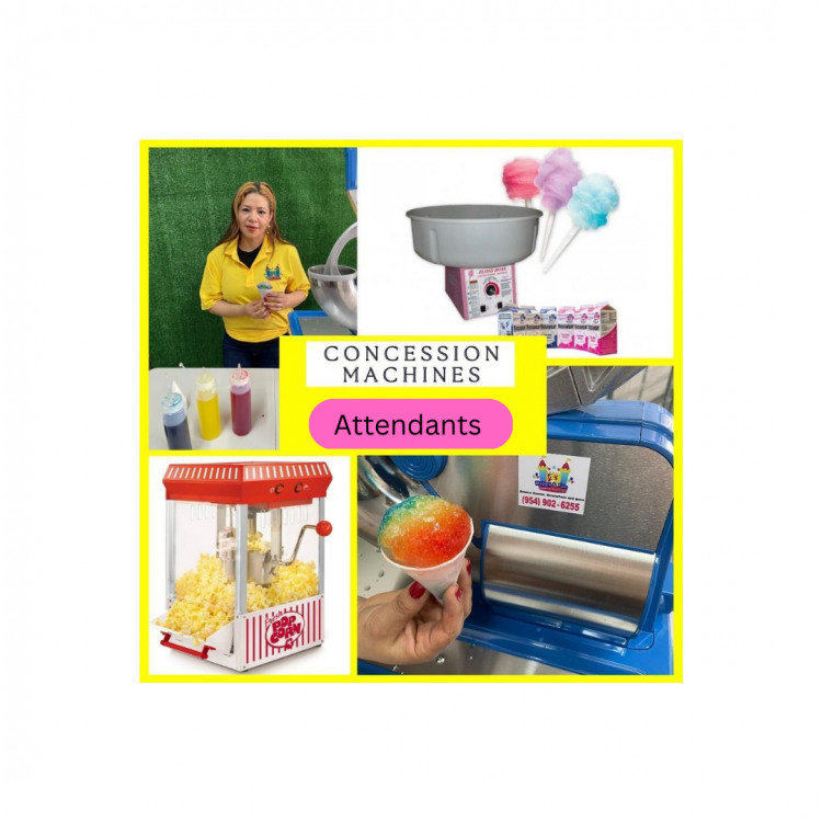 Cotton Candy machine Attendant Happy & fun LLC North Miami FL