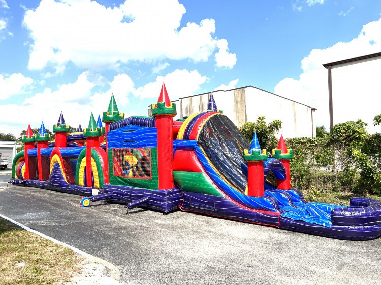 65 FT  Obstacle course / Bounce House /Slide