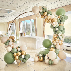 Round  Garland Balloon Arch ( 2 sides)