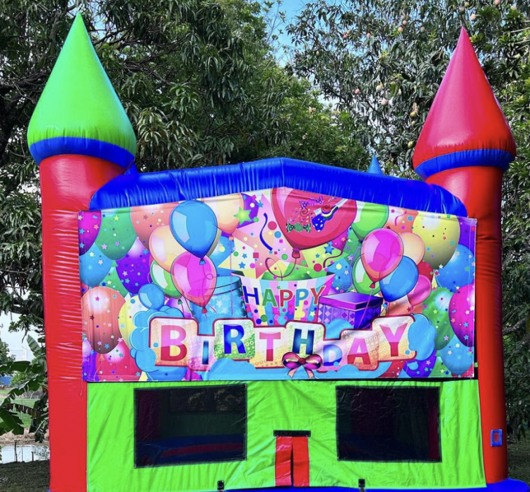 Happy Birthday Banner for Bounce House