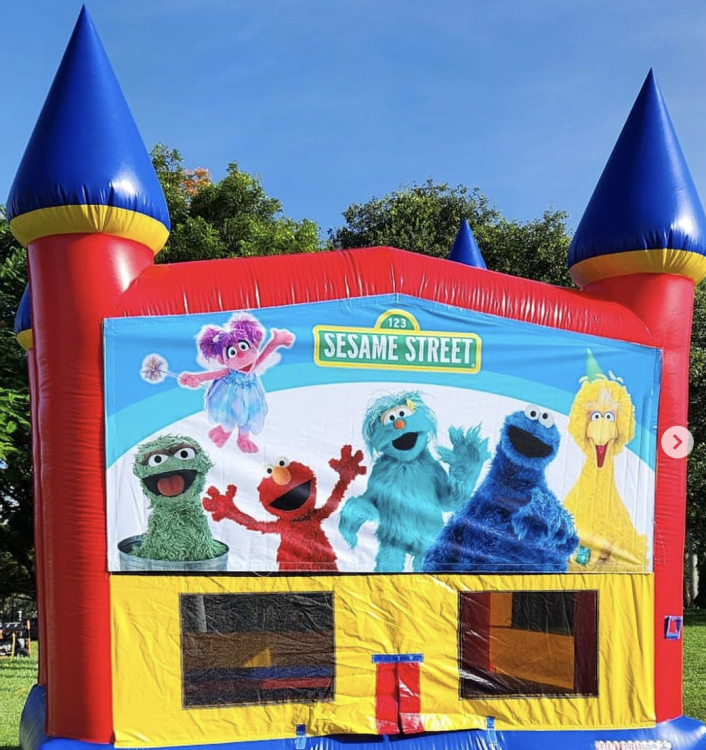 Sesame street Banner for Bounce House