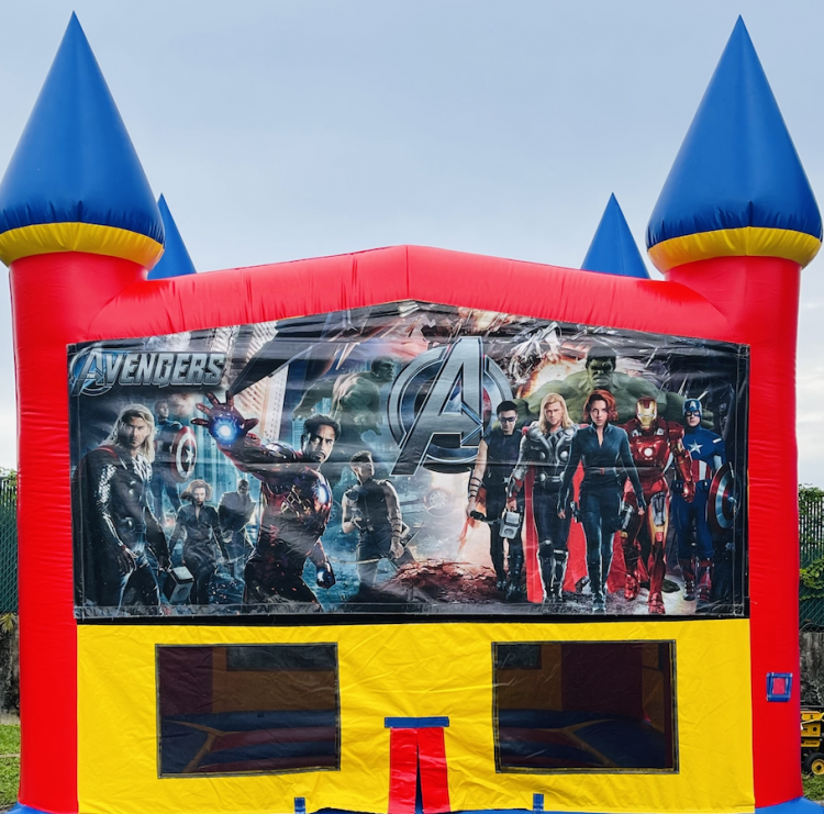 Avenger Banner for Bounce House