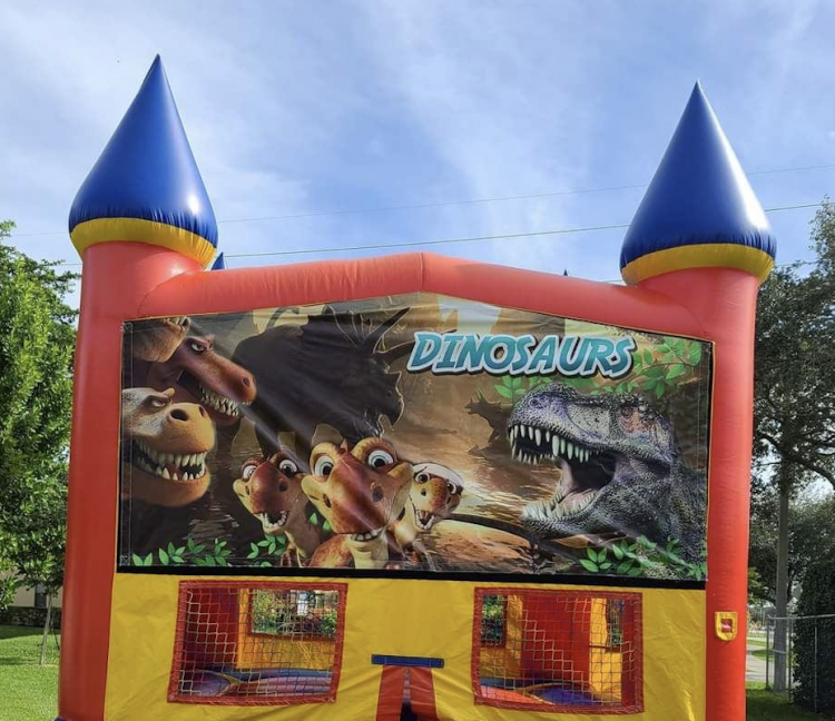 Dinosaurs Banner for Bounce House