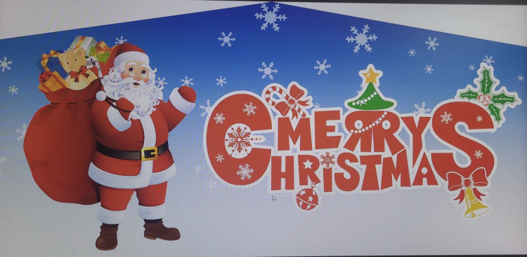 Christmas 2 Banner for Bounce House