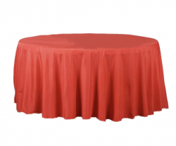 Red Round Tablecloth