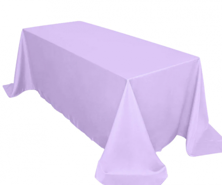 Lilac Rectangular Tablecloth