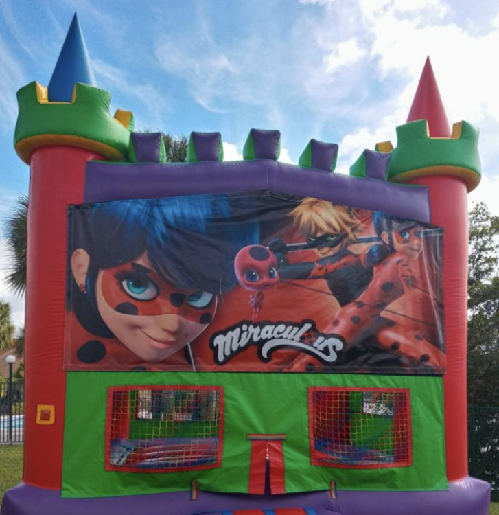 Miraculous/ladyBug Banner for Bounce House