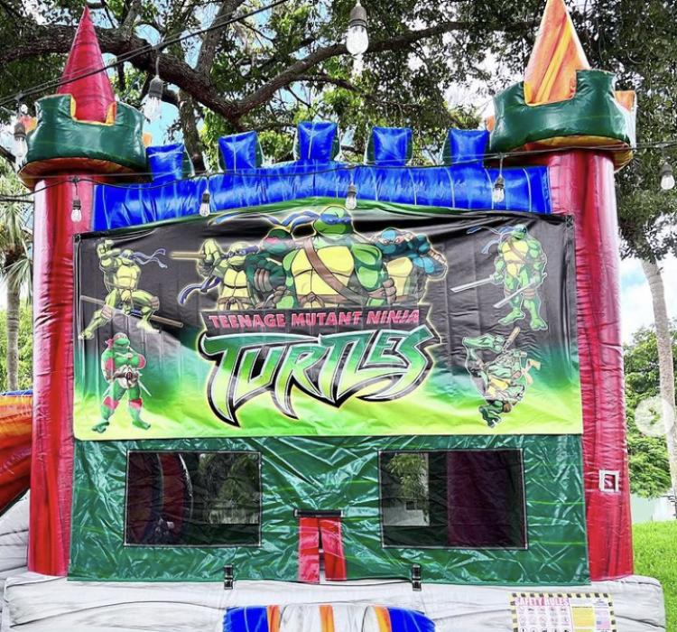 Ninja Turtles Banner for Bounce House