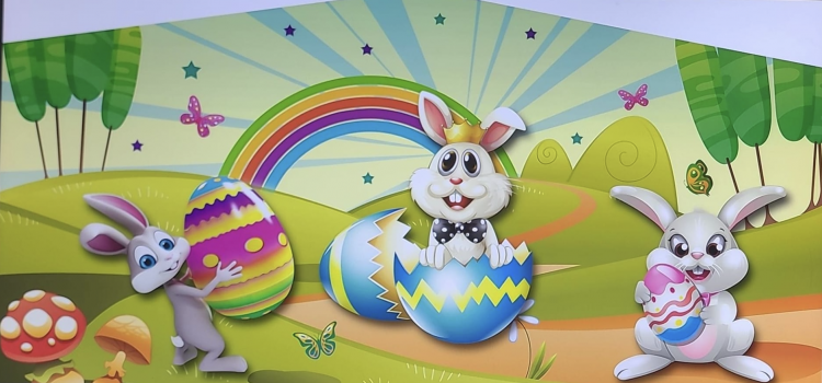 Easter Banner for Bounce House