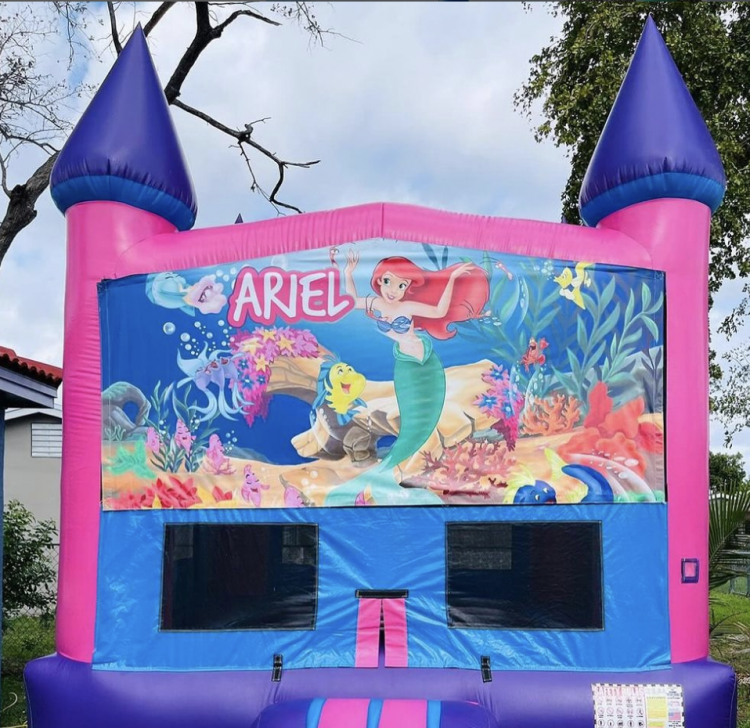 Princess Ariel Banner for Bounce House