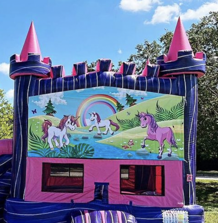 Unicorn Banner for Bounce House