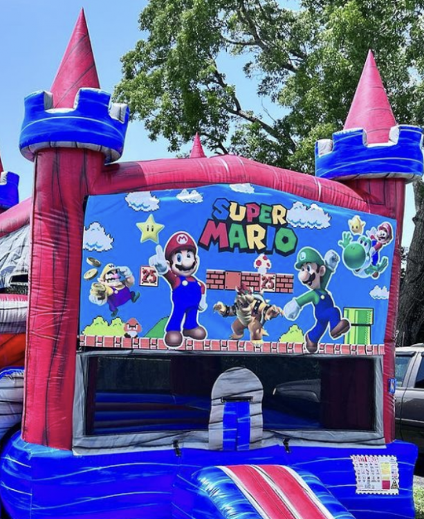 Super Mario  Banner for Bounce House