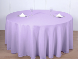 Lilac Round Tablecloth