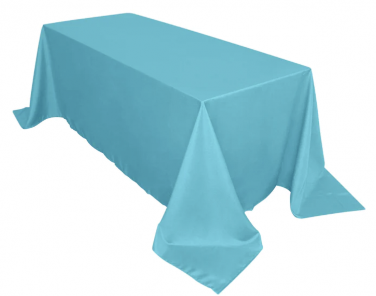 Turquoise Rectangular Tablecloth