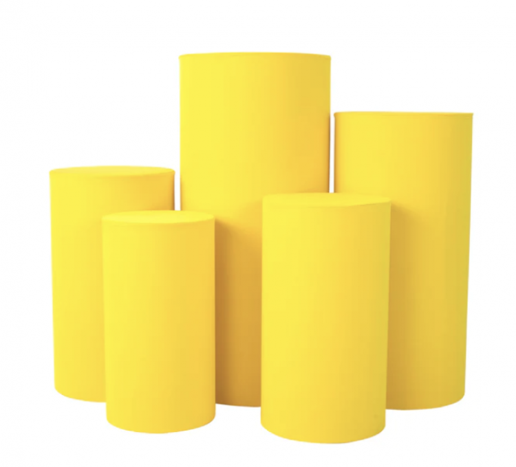 Cylinder covers yellow