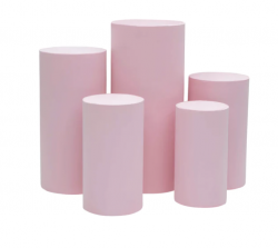 Cylinder covers light Pink