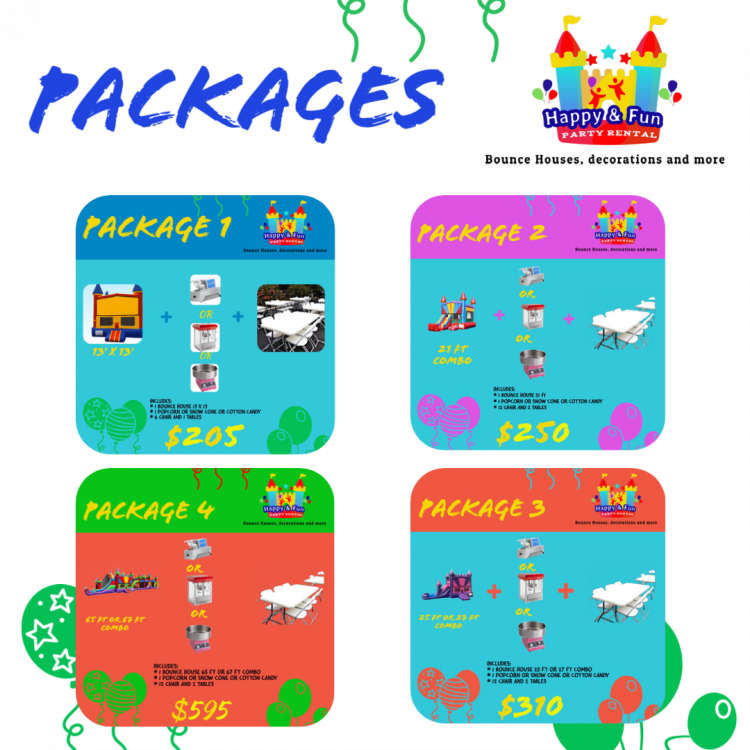 Packages - Happy & fun LLC North Miami FL