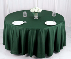 Dark Green  round Tablecloth