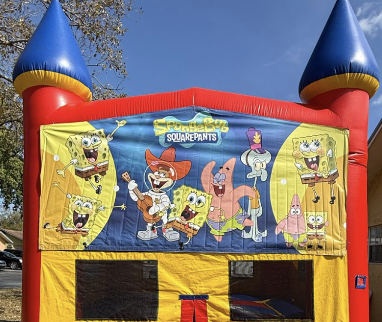 Spongebob  Banner for Bounce House