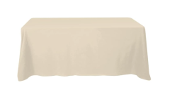 BEIGE Rectangular Tablecloth
